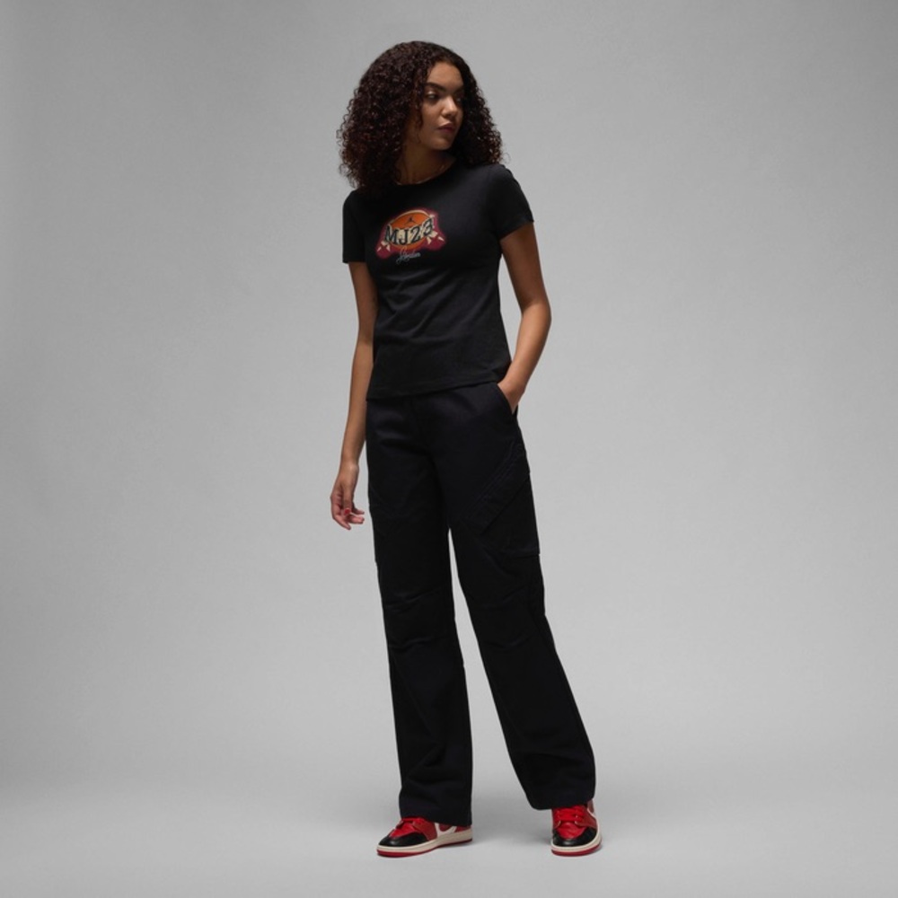 NWT Jordan Women's Black Chicago Cargo Pants Size Small